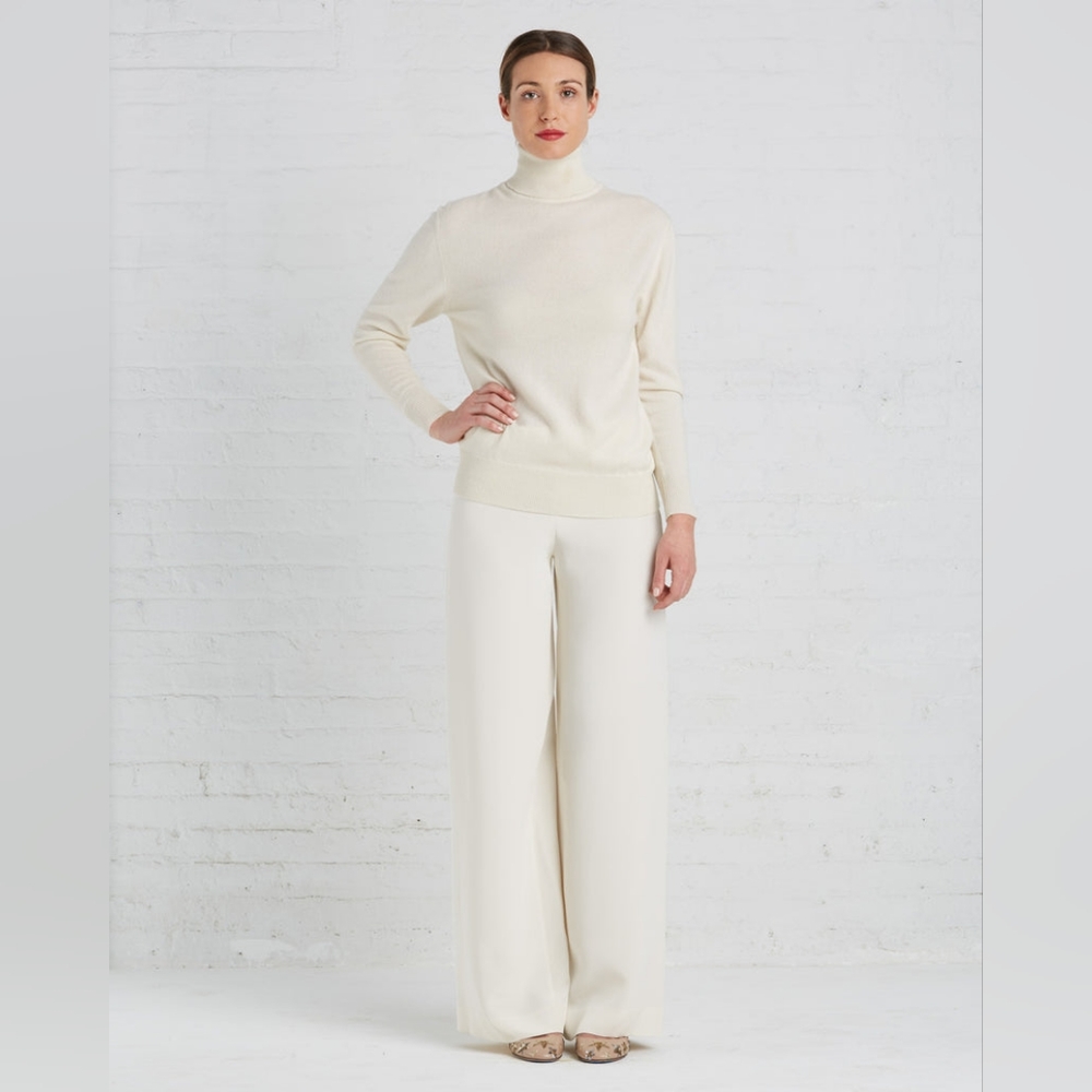 NWT Ryan Roche satin silk pants